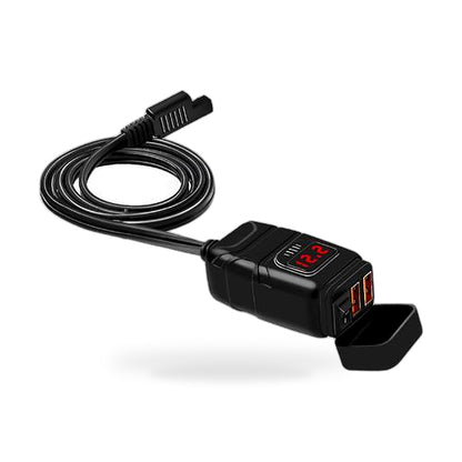 Dual USB Motorcycle Fast Charger Socket Suitable for Motorcycles