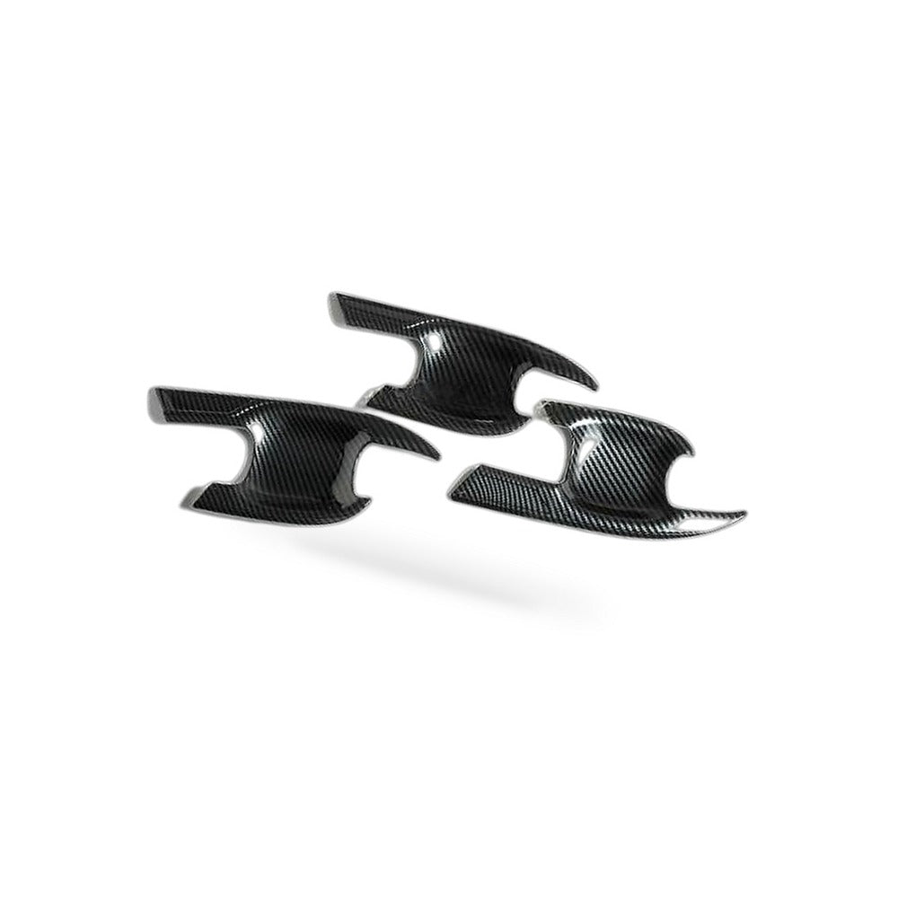 Carbon Fiber Door Handle Bowl Strip Covers Suitable for Toyota Kluger