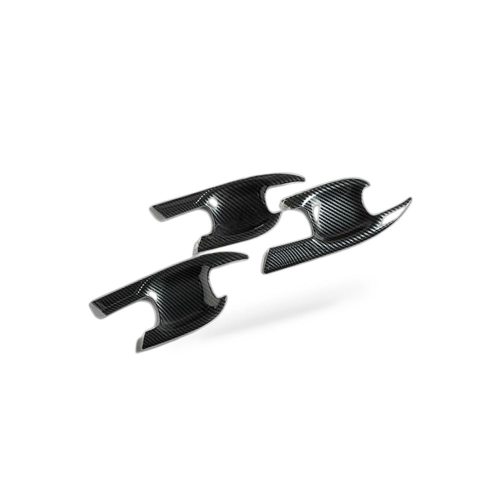 Carbon Fiber Door Handle Bowl Strip Covers Suitable for Toyota Kluger