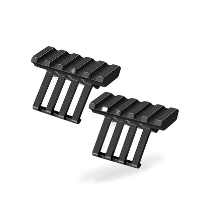 2x Low Profile Tactical 45¡ã Offset Angle Mounts Suitable for Picatinny & Weaver