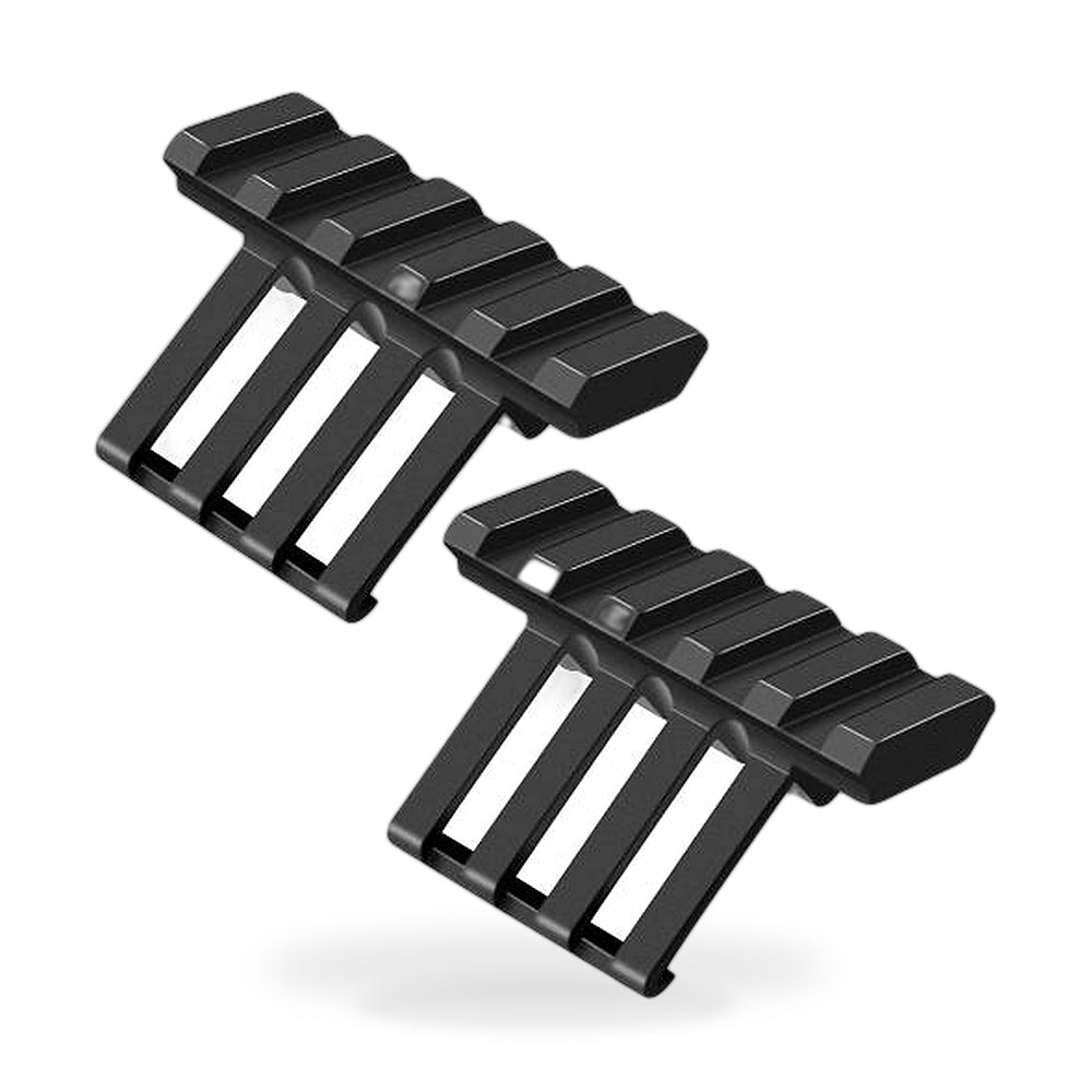 2x Low Profile Tactical 45¡ã Offset Angle Mounts Suitable for Picatinny & Weaver