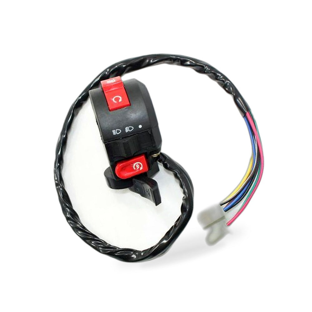 7 Wire Kill Start Light Switch Button Housing Suitable for PIT Quad Dirt Bike AT