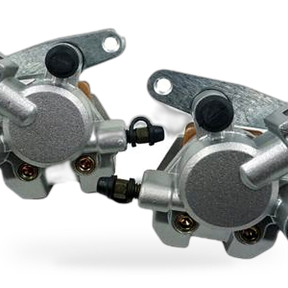 Front Left Right Brake Caliper with Brake Pads Set Suitable for Yamaha Kodiak 40