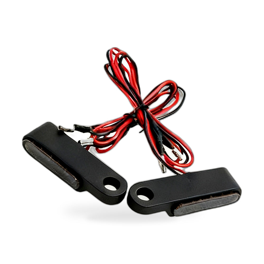 2X Black Motorcycle LED Mini Turn Signal Blinker Light Suitable for Harley David