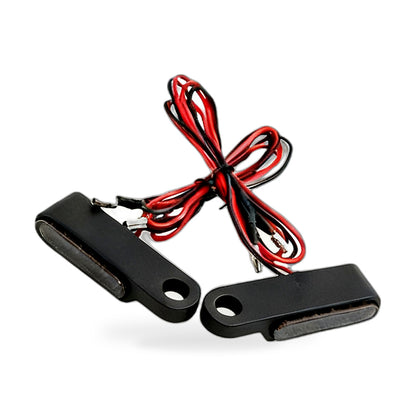 2X Black Motorcycle LED Mini Turn Signal Blinker Light Suitable for Harley David