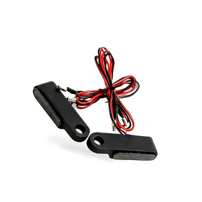 2X Black Motorcycle LED Mini Turn Signal Blinker Light Suitable for Harley David