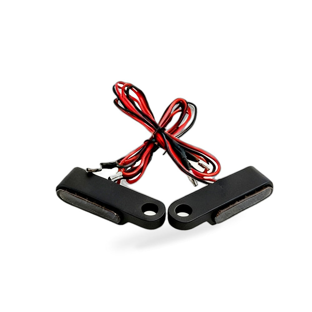 2X Black Motorcycle LED Mini Turn Signal Blinker Light Suitable for Harley David