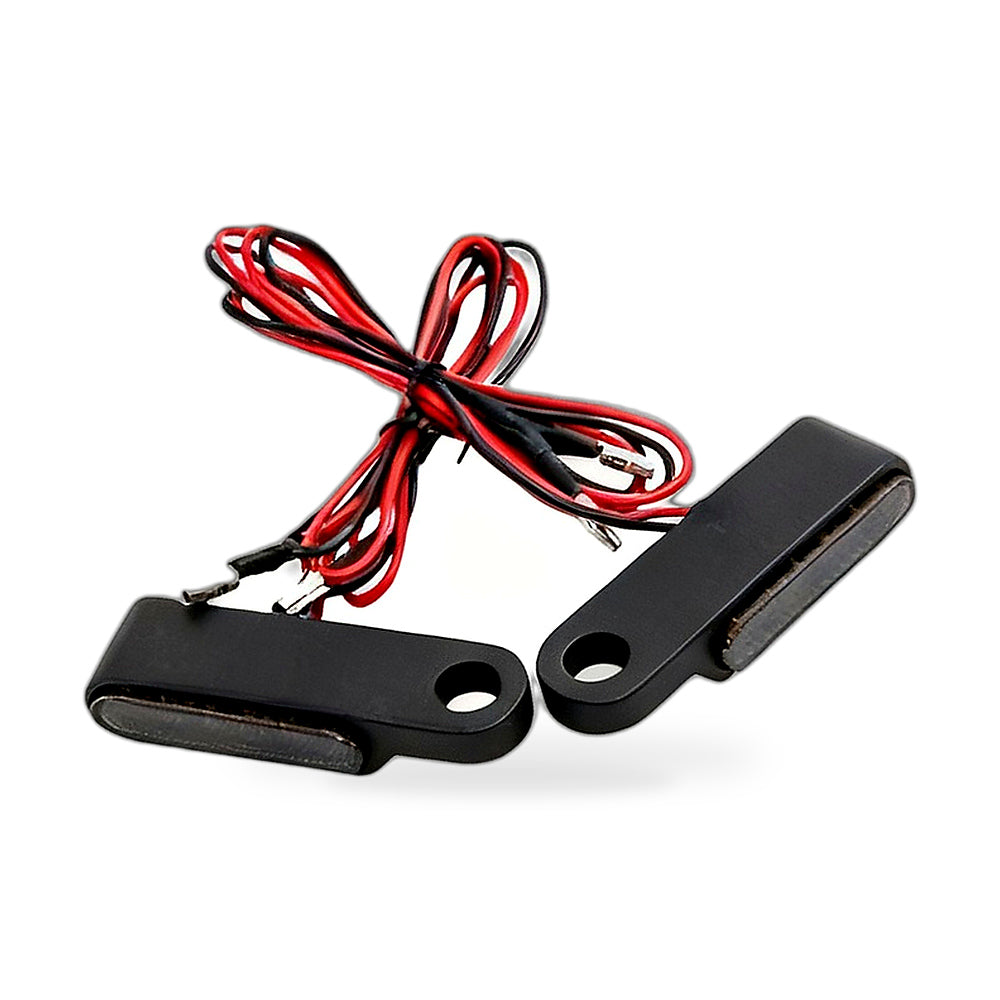 2X Black Motorcycle LED Mini Turn Signal Blinker Light Suitable for Harley David