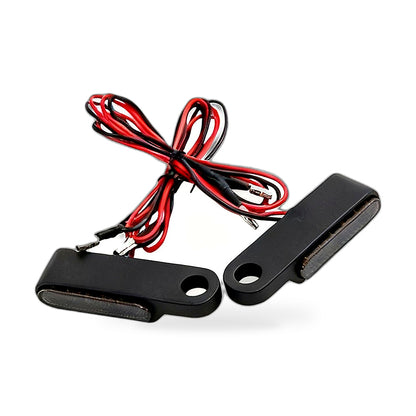 2X Black Motorcycle LED Mini Turn Signal Blinker Light Suitable for Harley David