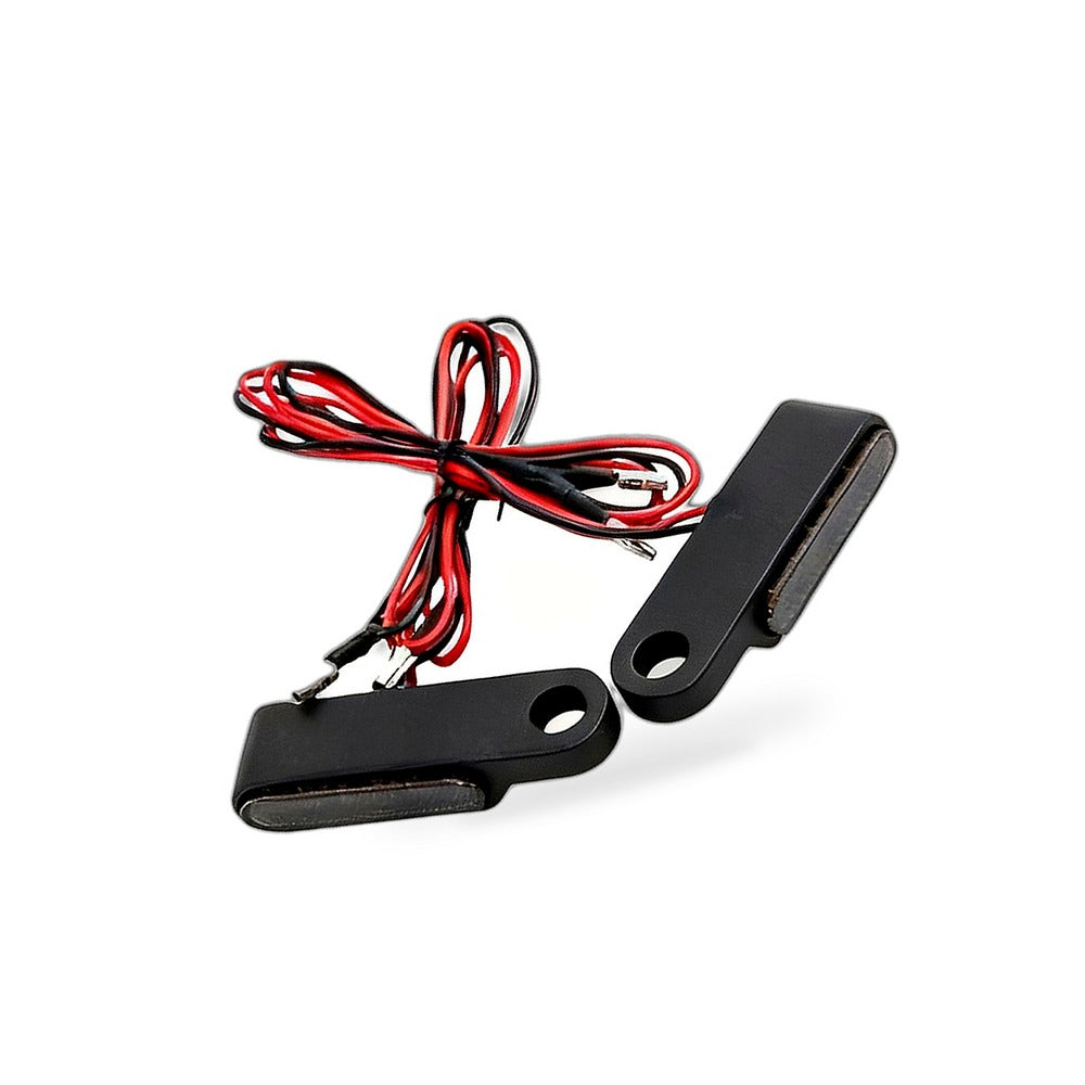 2X Black Motorcycle LED Mini Turn Signal Blinker Light Suitable for Harley David