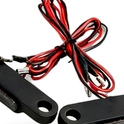 2X Black Motorcycle LED Mini Turn Signal Blinker Light Suitable for Harley David
