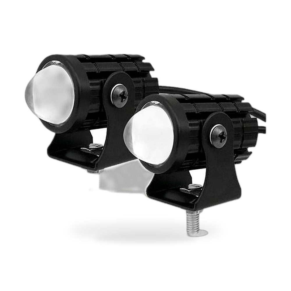 2X LED Motorcycle Spot Lights Suitable for Cars Trucks SUVs 12-24V