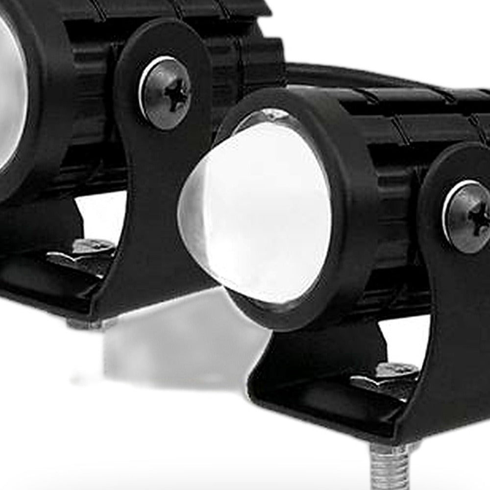 2X LED Motorcycle Spot Lights Suitable for Cars Trucks SUVs 12-24V