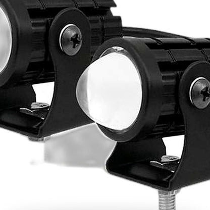 2X LED Motorcycle Spot Lights Suitable for Cars Trucks SUVs 12-24V