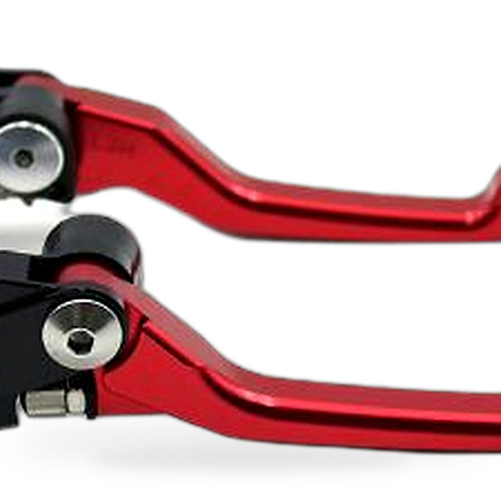 Pair Pivot Brake Clutch Lever Red Suitable for Honda CRF250R 2007-2012