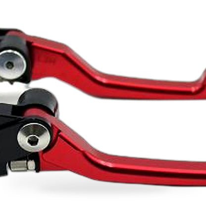 Pair Pivot Brake Clutch Lever Red Suitable for Honda CRF250R 2007-2012