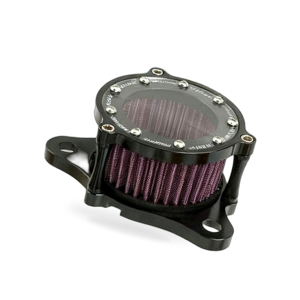 Air Cleaner Intake Filter Kit For Harley Sportster XL 883 1200 04-2014 CNC Black - BD1