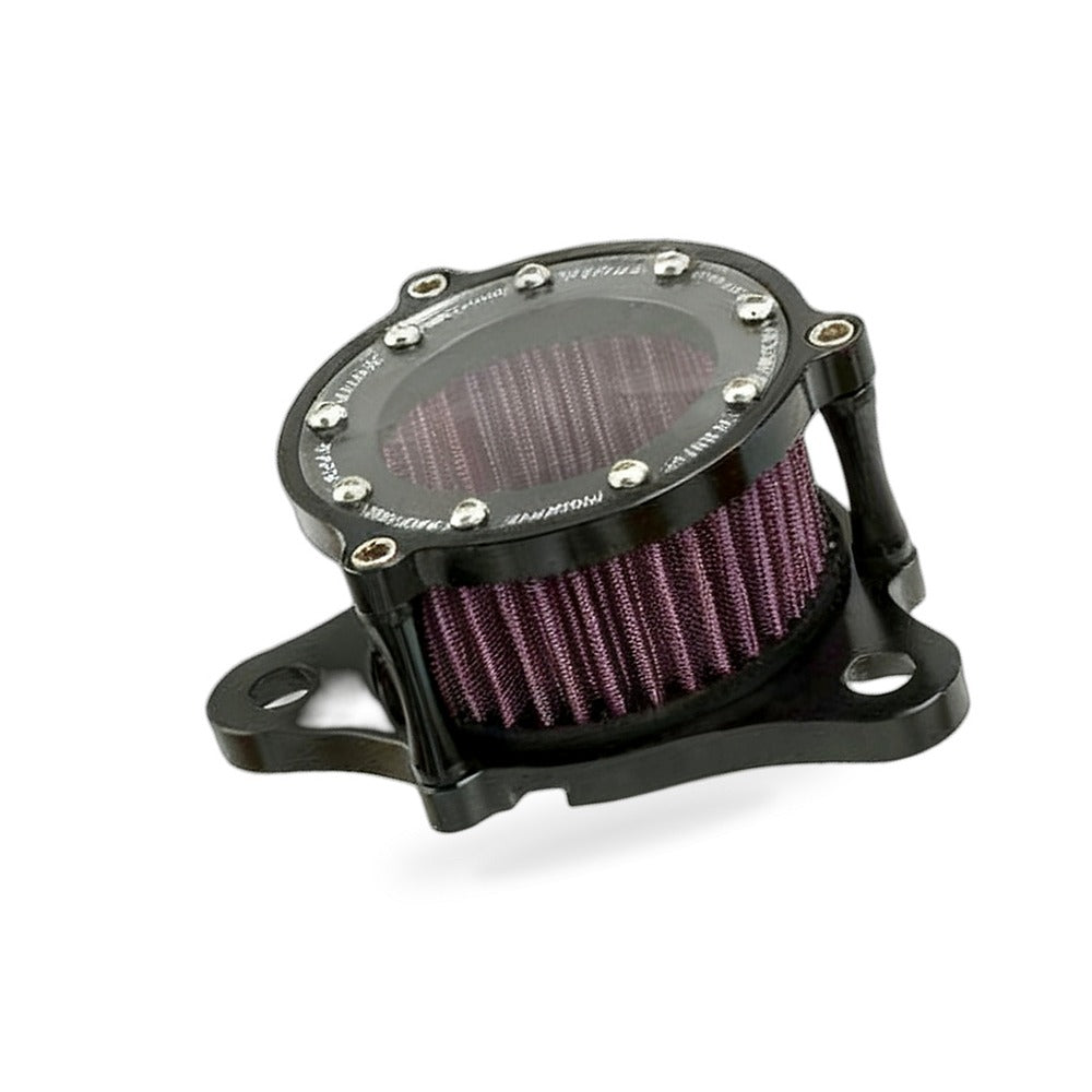 Air Cleaner Intake Filter Kit For Harley Sportster XL 883 1200 04-2014 CNC Black - BD2
