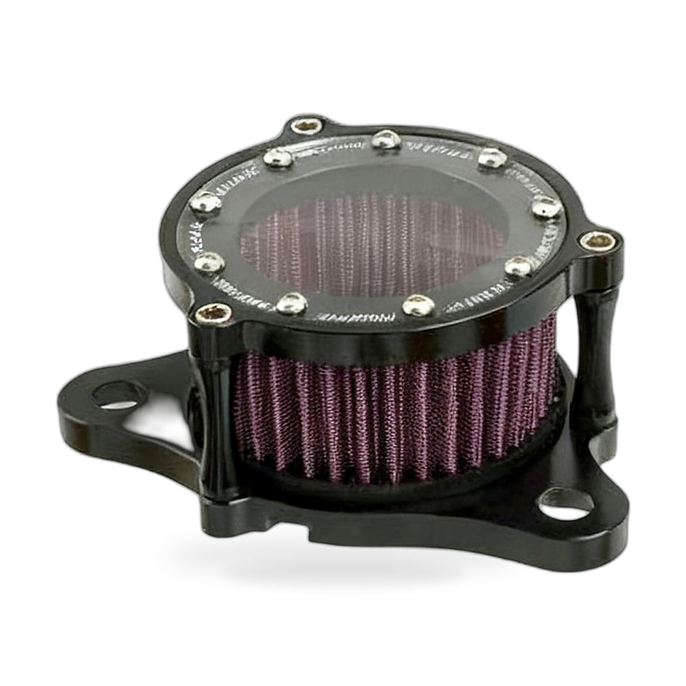 Air Cleaner Intake Filter Kit For Harley Sportster XL 883 1200 04-2014 CNC Black - ZT2