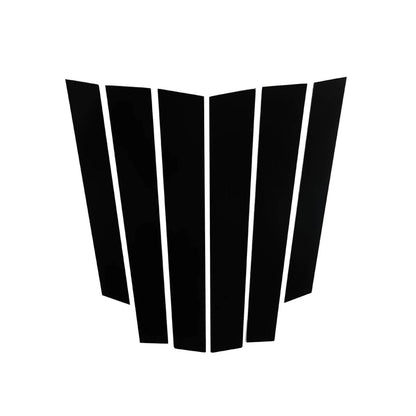 6x Black Window Trim Covers Suitable For Honda CR-V 2.4L 2007-2011