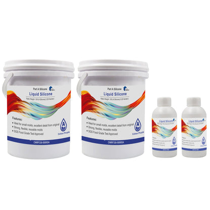 SH25 Liquid Silicone Rubber Mould Making Kit 100:3 Part Mix Suitable For Casting 1Kg 5Kg 10Kg Purple