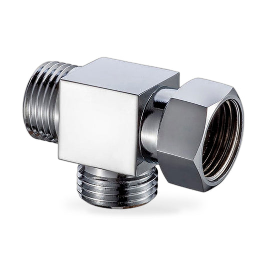 T Connector Toilet Bidet G1/2 3 Way Brass Chrome Diverter T Adapter AU