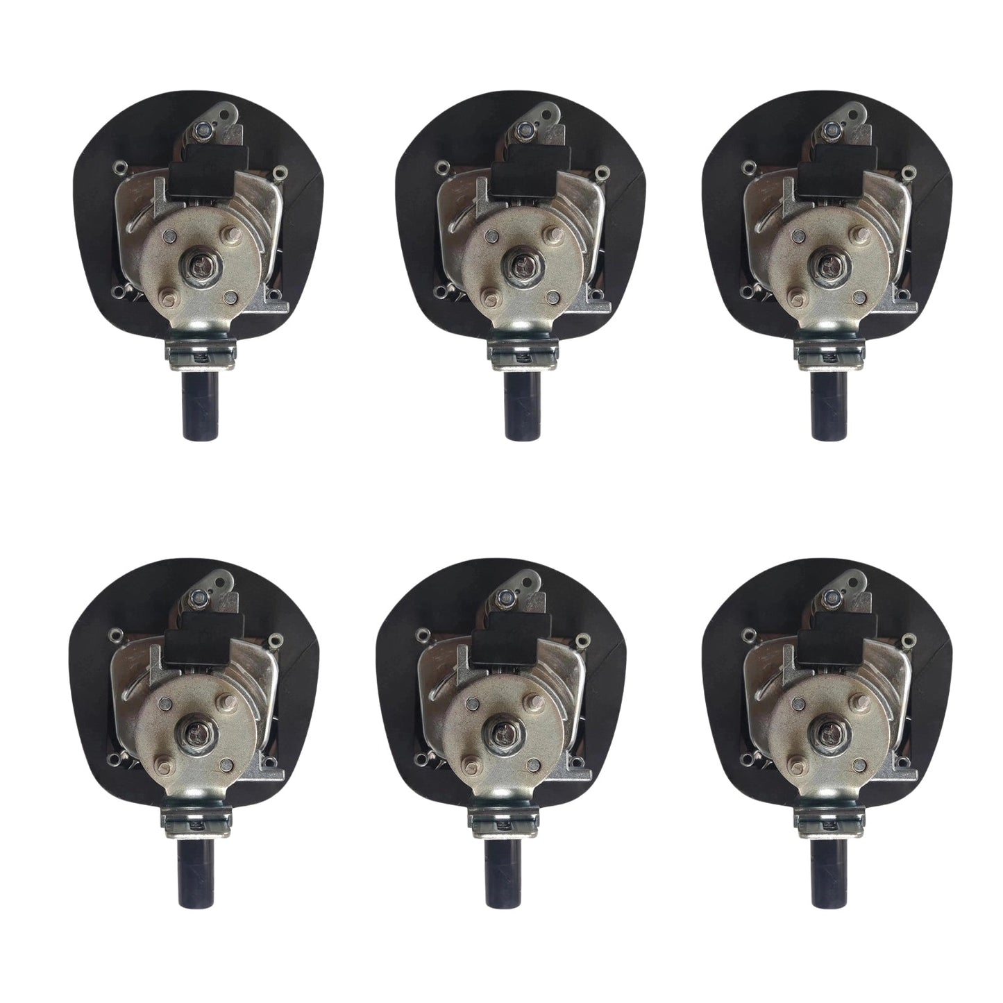 6x Chrome Power Operated Recessed Folding Whale Tail T-Lock Handle Set Suitable For Toolbox