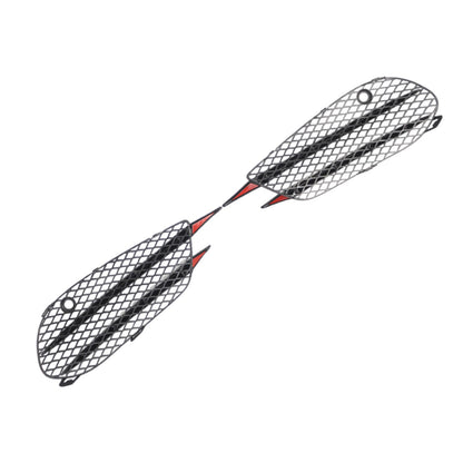 Pair Front Bumper Fog Lamp Grille Suitable for Mercedes-Benz C-Class W205 15-18.