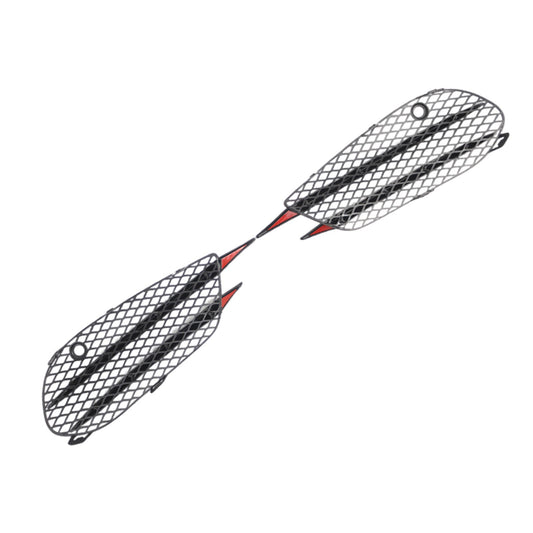 Pair Front Bumper Fog Lamp Grille Suitable for Mercedes-Benz C-Class W205 15-18.