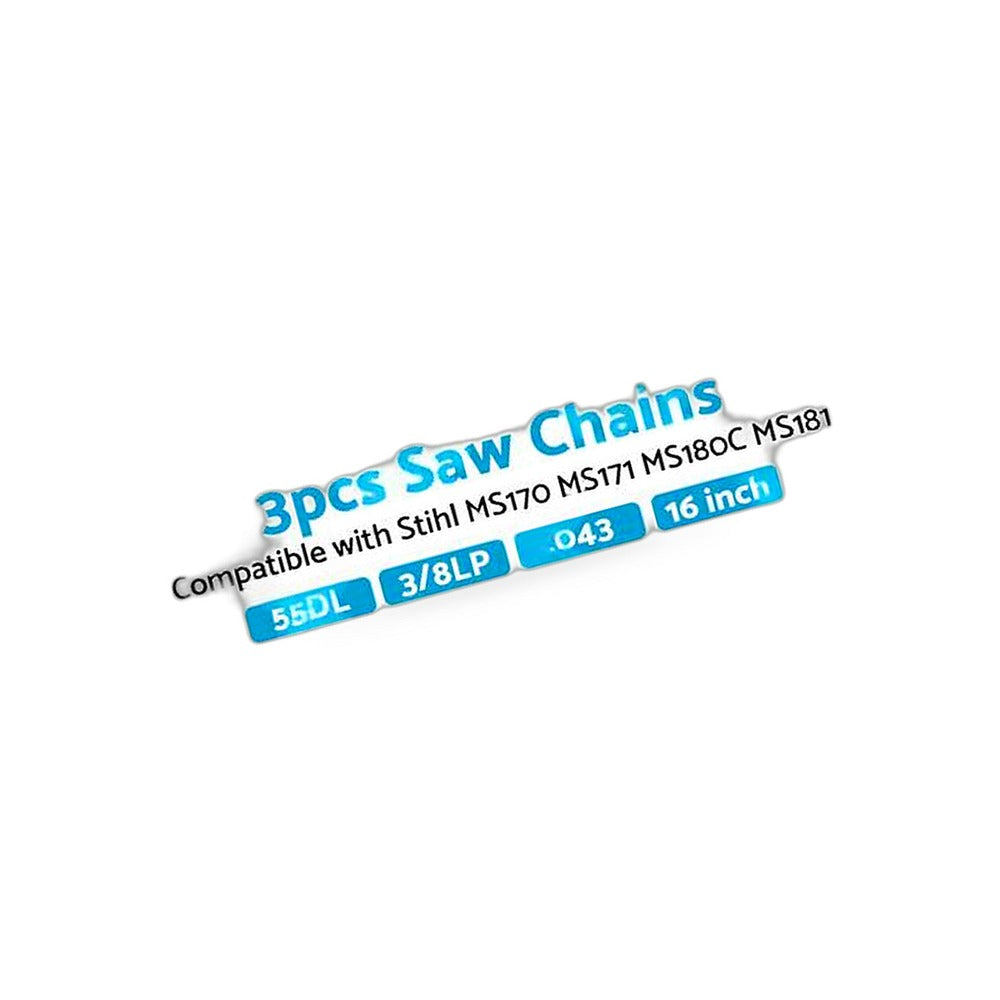 Chainsaw Chain 16inch 55DL 3/8LP .043 Suitable for STIHL MS170