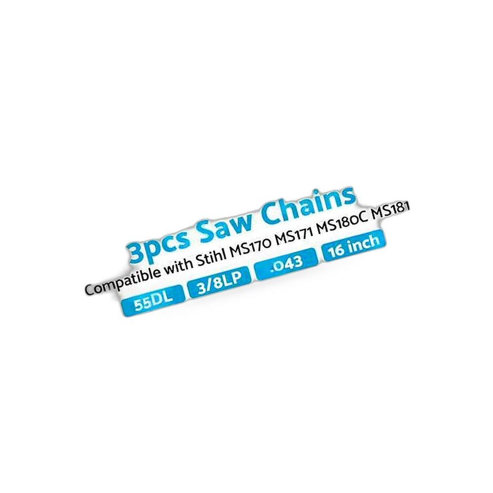 Chainsaw Chain 16inch 55DL 3/8LP .043 Suitable for STIHL MS170
