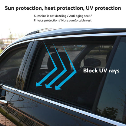 4x Magnetic Car Window Privacy Sun Shades Suitable For Ford Ranger PX2 3 2015-now.