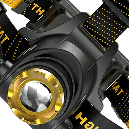 USB-Rechargeable LED Headlamp Flashlight Torch Suitable for Outdoor Camping