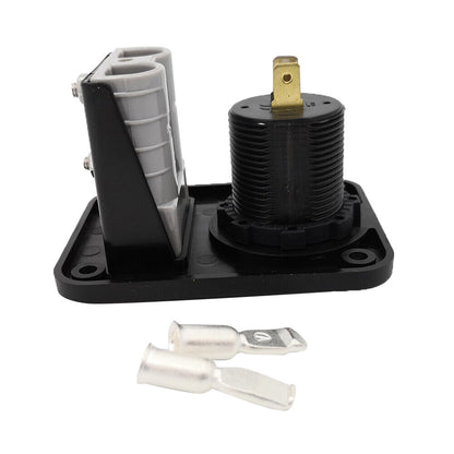 50A Dual USB Socket Flush Mount Recessed Plate Suitable for QC 3.0