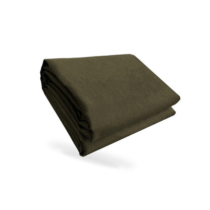 200cmx300cm Heavy Duty Olive Drab Canvas Tarp Tarpaulin Waterproof UV Resistant - BD3