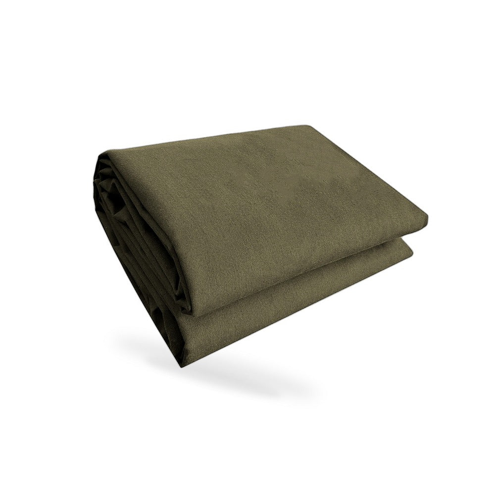 300cmx400cm Heavy Duty Olive Drab Canvas Tarp Tarpaulin Waterproof UV Resistant - BD3