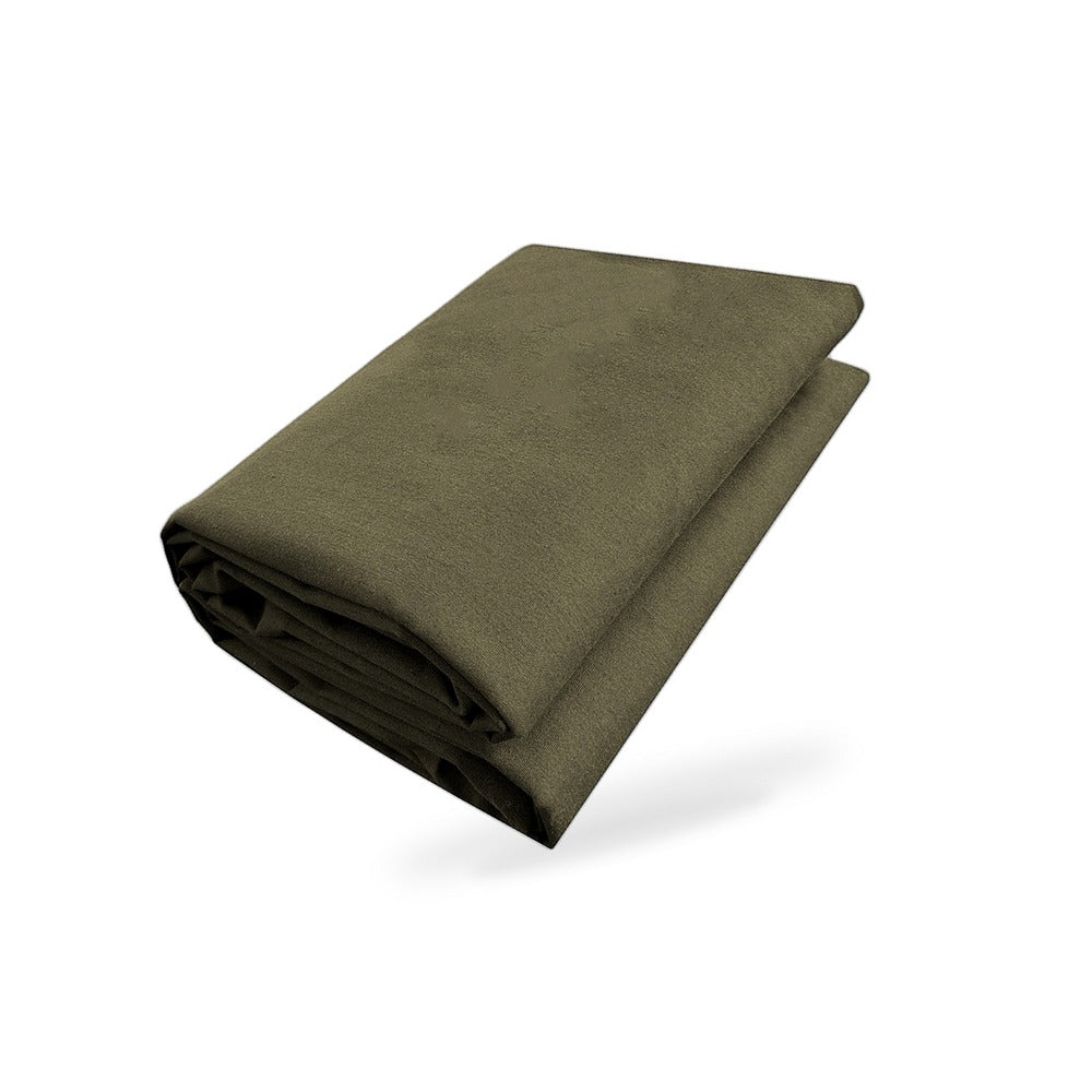 300cmx400cm Heavy Duty Olive Drab Canvas Tarp Tarpaulin Waterproof UV Resistant - BD4