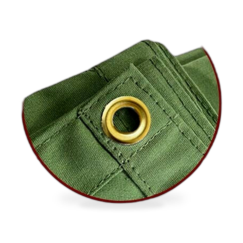 250x610cm Canvas Tarp Waterproof UV Tear Resistant Suitable for Universal Use - ZT2