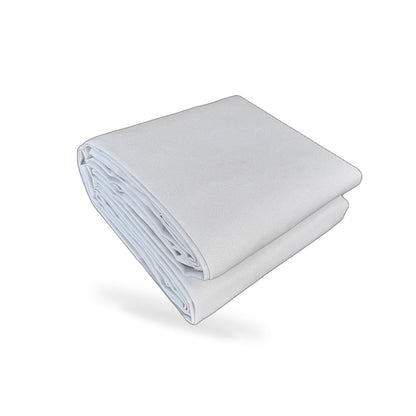 200cmx400cm Heavy Duty White Canvas Tarp Waterproof UV Resistant - BD3