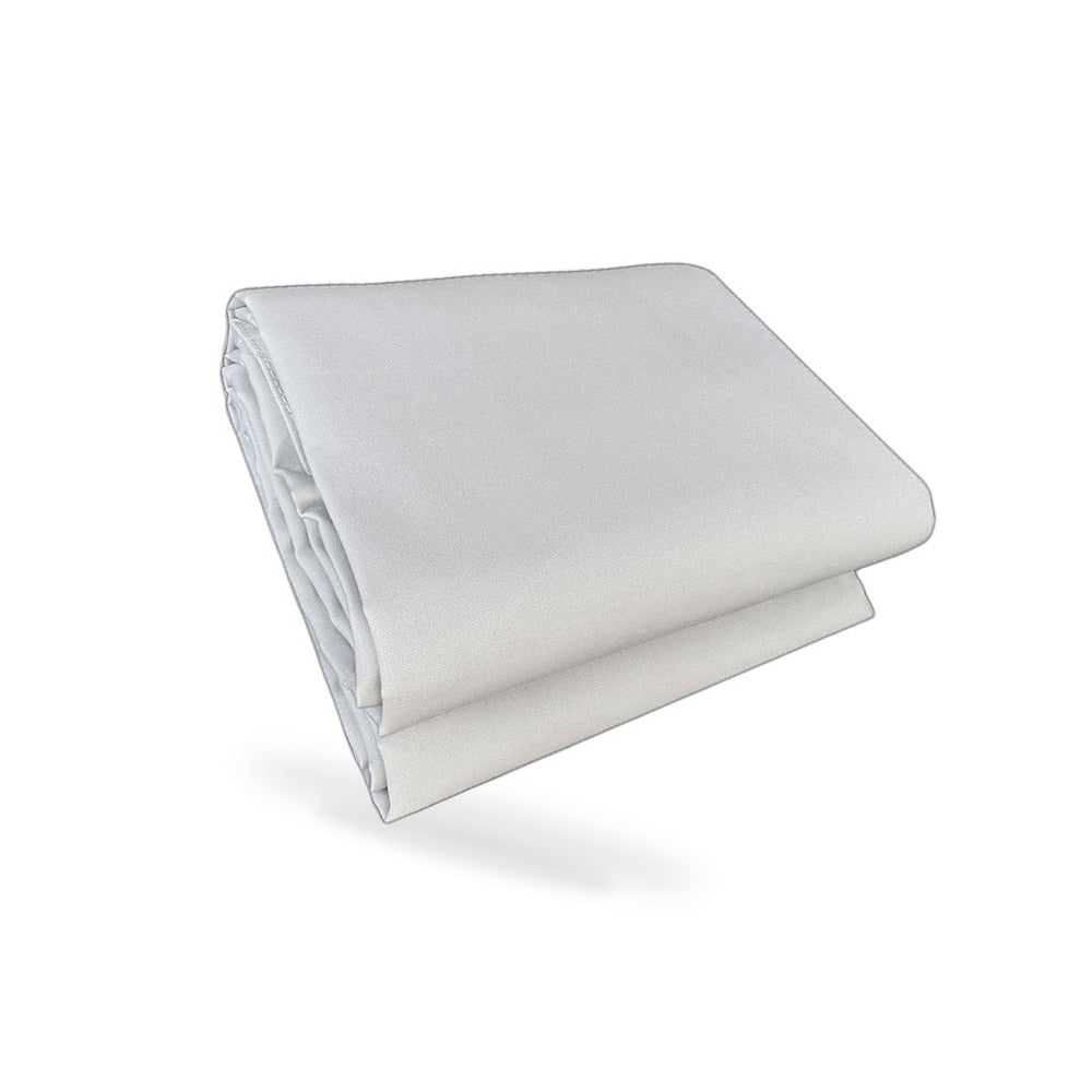 200cmx300cm Heavy Duty White Canvas Tarpaulin Waterproof UV Water Resistant - BD3