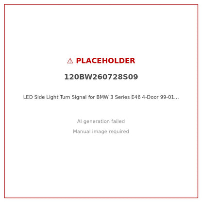 LED Side Light Turn Signal for BMW 3 Series E46 4-Door 99-01 [White Pair] - ZT2