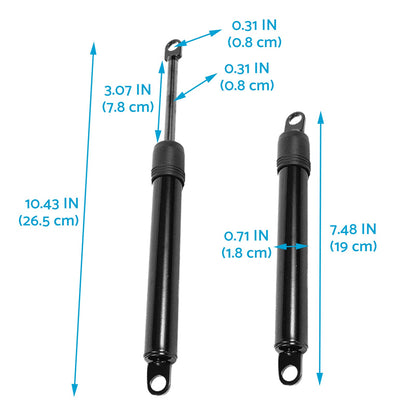 2x Steering Damper Suitable For Husqvarna / Dixon / Jonsered / Poulan / RedMax 539102720