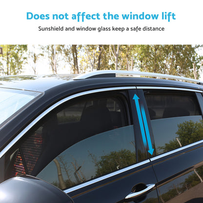 Magnetic Window Sun Shades 2x Suitable For Isuzu D-MAX 2nd Gen / Holden Colorado 2012-2020