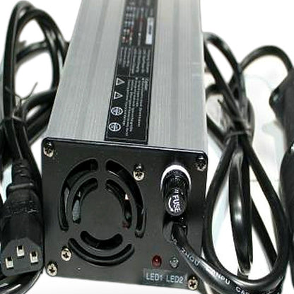 48V 6A Snap-Head 3-Pin Plug Battery Charger Suitable for EZ-GO TXT