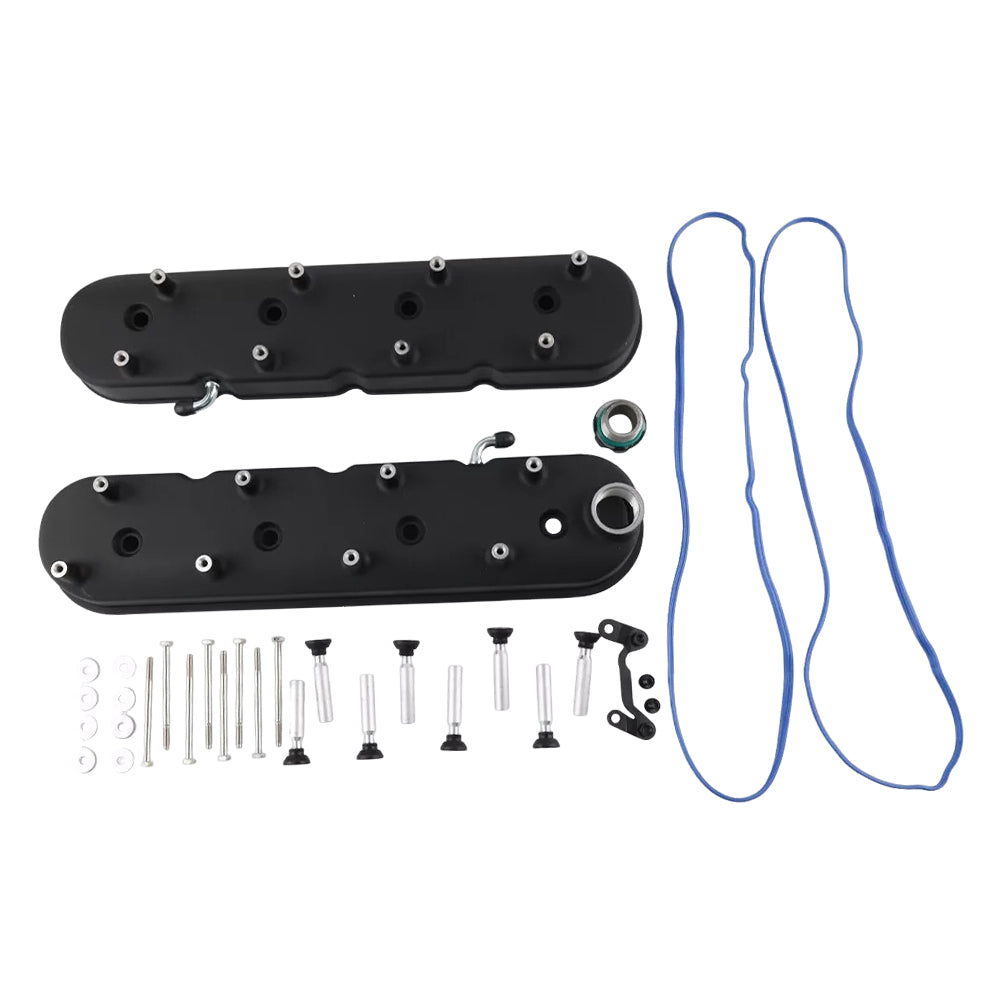 Cast Aluminium Valve Cover with Coil Mounts Suitable for LS LS1 LS2 LS3 LS6 LS7 Engine Valve Cover Black
