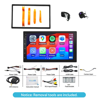 In-Dash Head Units Android Car Stereo 7'' Suitable for Nissan Navara D40