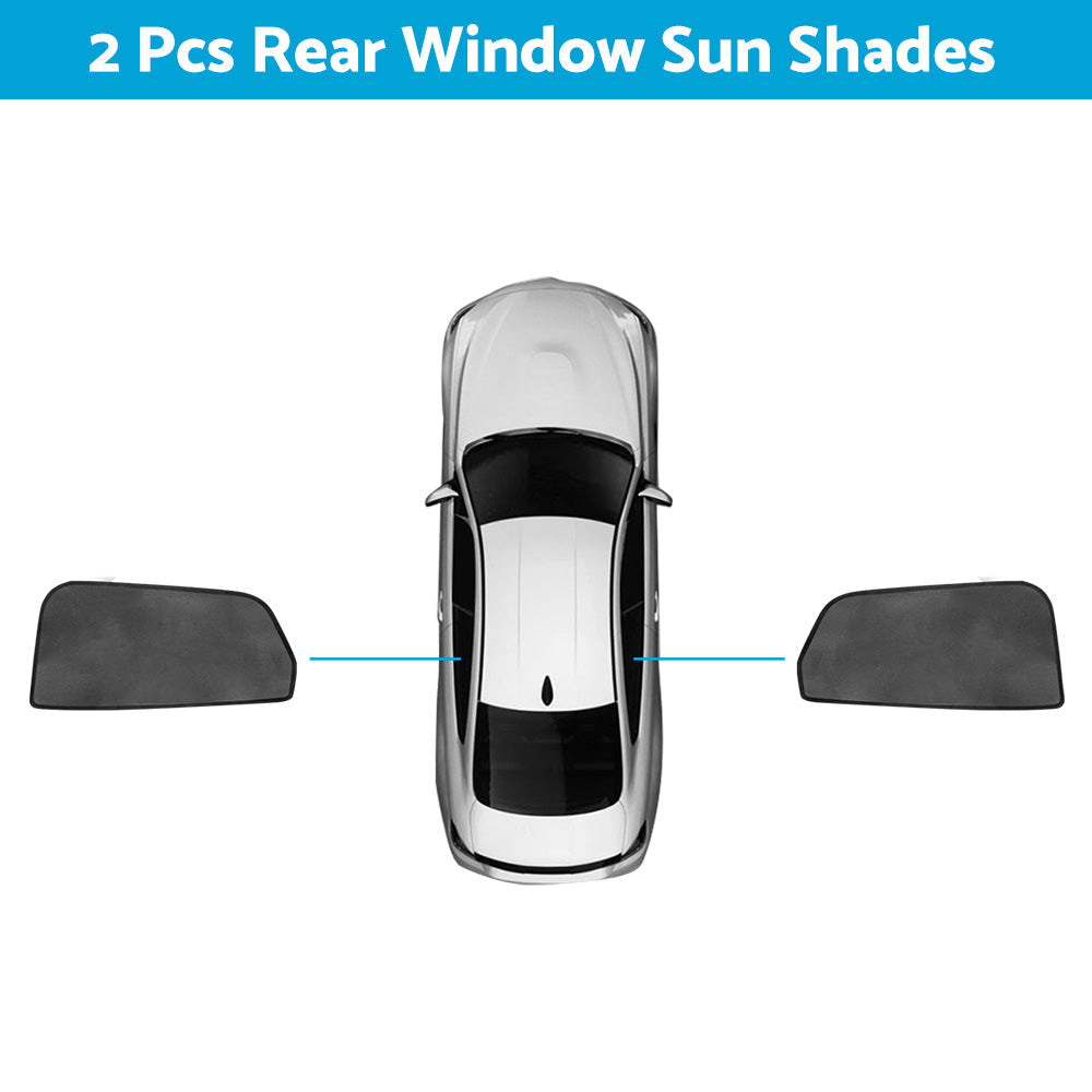 Magnetic Rear and Side Window Sun Shade Mesh Suitable For BYD Atto 3 2022-2024