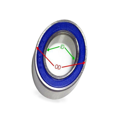 1/10x 5x8x2.5mm Bearings PTFE Rubber Seals RC 2728 4606 5114 1213 B020 MR85-2RS - BD1