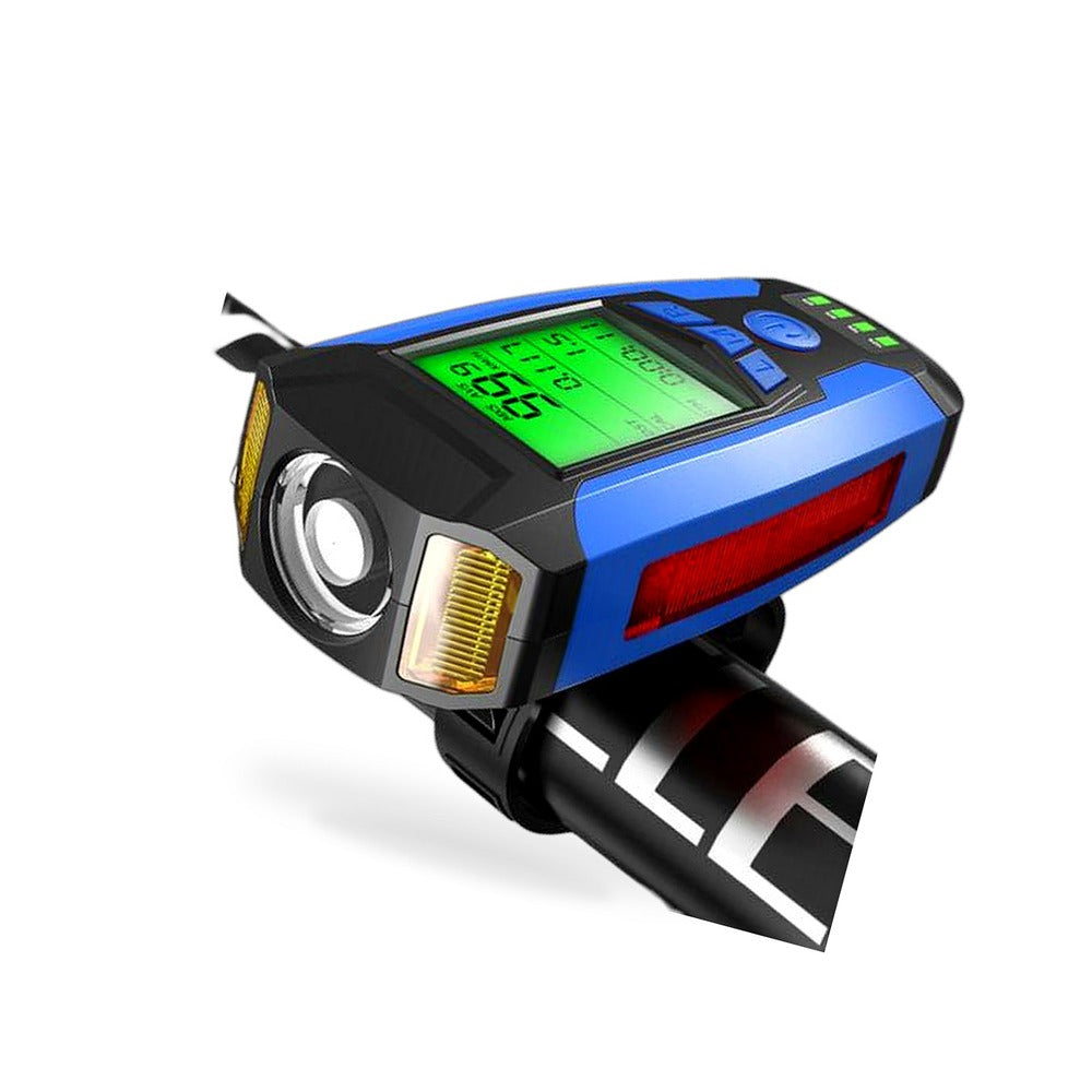 USB Rechargeable LED Bicycle Headlight Suitable for Bike Front Light w Horn - BD1