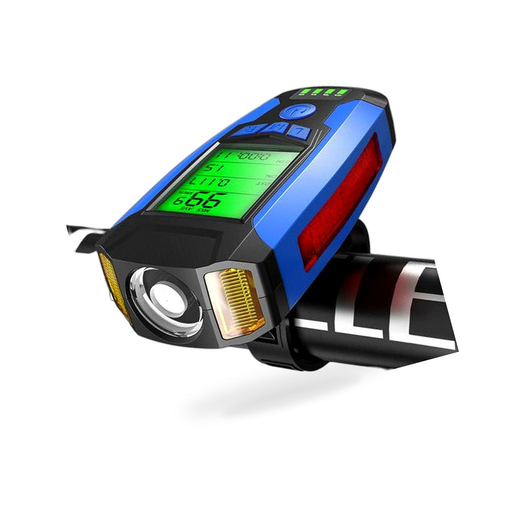 USB Rechargeable LED Bicycle Headlight Suitable for Bike Front Light w Horn - BD2